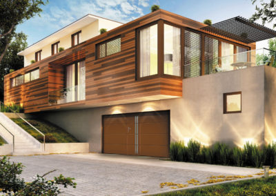 Vertical+ Thermo - RAL 8003 - Décor TWIN