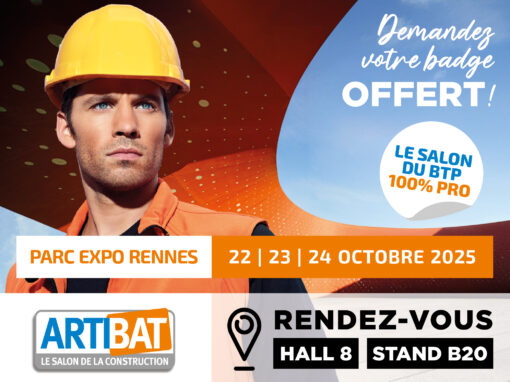 Rencontrons-nous sur le salon ARTIBAT 2025 !